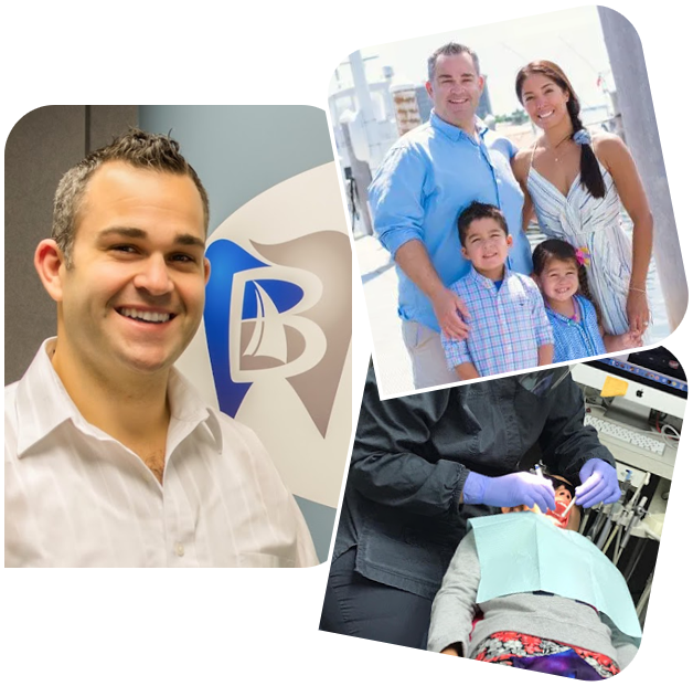 Smiling pediatric dentist